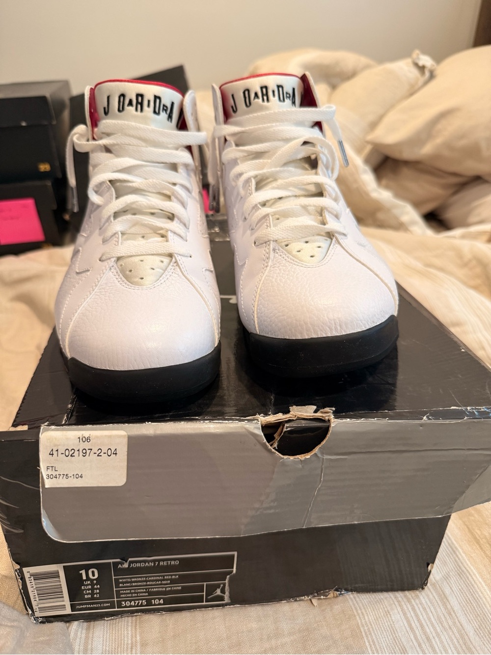 Jordan ‘Cardinal’ Retro 7